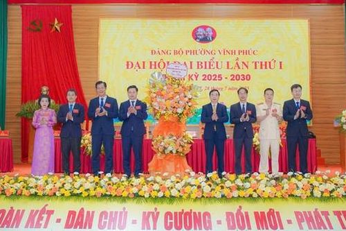 Phú Thọ: Xây dựng phường Vĩnh Phúc hiện đại, vì nhân dân phục vụ