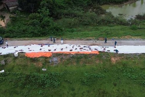 Hà Nội phủ bạt, khắc phục hai đoạn đê lún, nứt