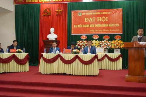 Quỹ tín dụng nhân dân xã Đồng Lạc thông báo thay đổi nội dung hoạt động