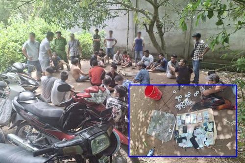Công an tỉnh Vĩnh Long triệt xóa tụ điểm đá gà, tạm giữ hình sự 11 đối tượng