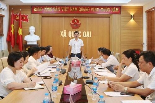 Xã Quốc Oai phát động cuộc thi 'Giữ gìn thôn sáng - xanh - sạch - đẹp- an toàn'
