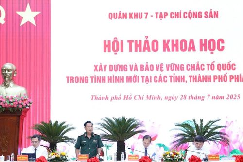 Xây dựng và bảo vệ vững chắc Tổ quốc trong tình hình mới tại các tỉnh, thành phố phía Nam