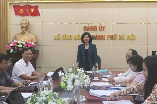 Xã Ứng Hòa chủ động trong từng phần việc chuẩn bị Đại hội Đảng bộ khóa I