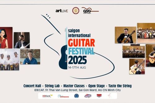 Liên hoan Guitar quốc tế Sài Gòn 2025 mở rộng quy mô và thay đổi địa điểm tổ chức