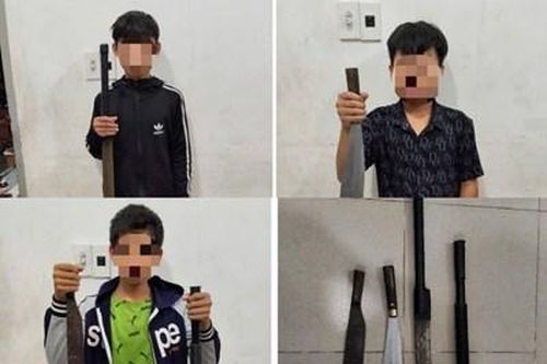 Ngăn chặn nhóm thanh thiếu niên mang hung khí đi giải quyết mâu thuẫn