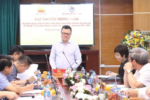 Gần 1.300 tác phẩm dự Giải báo chí 'Vì An ninh Tổ quốc và bình yên cuộc sống'