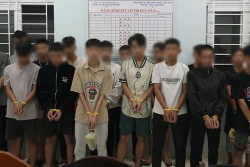 Khởi tố 16 thanh thiếu niên đuổi đánh nhau gây náo loạn ở Lâm Đồng