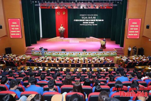Tọa đàm kỷ niệm 95 năm Ngày thành lập Đảng bộ tỉnh Thanh Hóa