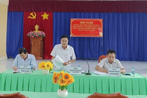 Xã Phú An sơ kết thực hiện nhiệm vụ kinh tế - xã hội 6 tháng đầu năm 2025