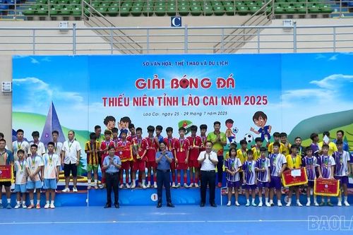 Bế mạc Giải bóng đá Thiếu niên tỉnh Lào Cai năm 2025