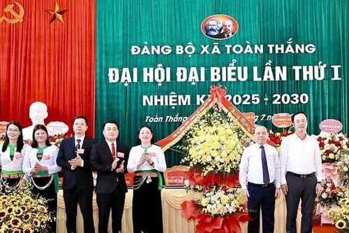 Đại hội đại biểu Đảng bộ xã Toàn Thắng lần thứ I, nhiệm kỳ 2025 - 2030