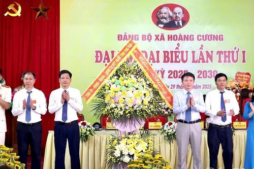 Đại hội đại biểu Đảng bộ xã Hoàng Cương lần thứ I, nhiệm kỳ 2025 – 2030