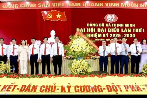 Đại hội đại biểu Đảng bộ xã Thịnh Minh lần thứ I, nhiệm kỳ 2025 - 2030: