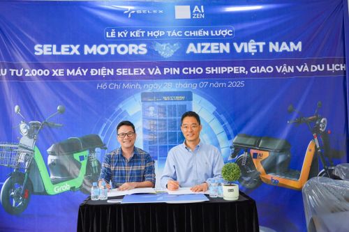 Aizen Global hợp tác cùng Selex Motors phát triển xe máy điện tại Việt Nam và khu vực Đông Nam Á