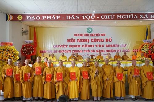 Đà Nẵng: Hội nghị công bố quyết định nhân sự Ban Trị sự Phật giáo Thành phố