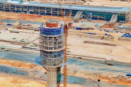 Hình ảnh mới nhất tháp không lưu cao 123m tại sân bay Long Thành