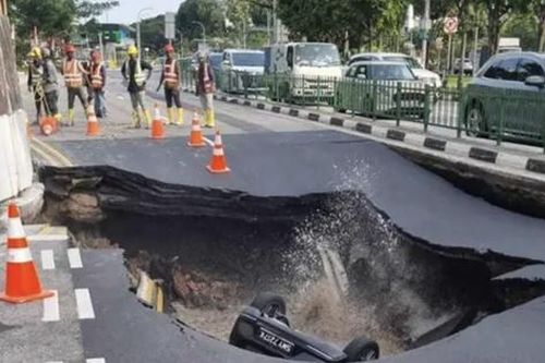 Singapore đề phòng, xử lý 'hố sụt tử thần' trên đường thế nào?