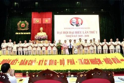 Lãnh đạo Bộ Công an dự, chỉ đạo Đại hội Đảng bộ Công an tỉnh Thái Nguyên nhiệm kỳ 2025 – 2030