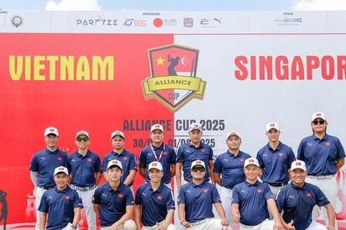 Đội tuyển golf Việt Nam đấu đội tuyển Singapore tại giải golf Alliance Cup 2025