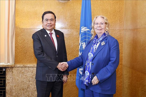 Chủ tịch Quốc hội Trần Thanh Mẫn gặp Tổng giám đốc Văn phòng LHQ tại Geneva và Chủ tịch Hạ viện Cộng hòa Ireland