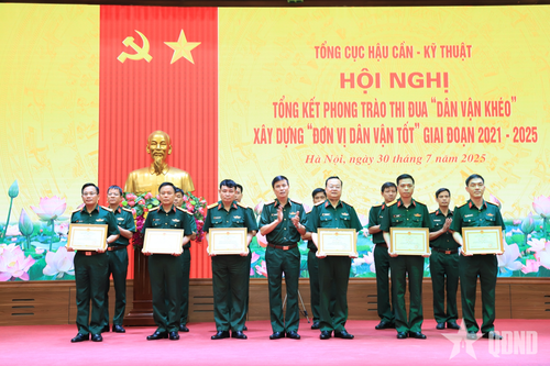 Tổng cục Hậu cần - Kỹ thuật tổng kết Phong trào thi đua 'Dân vận khéo', xây dựng 'Đơn vị dân vận tốt'