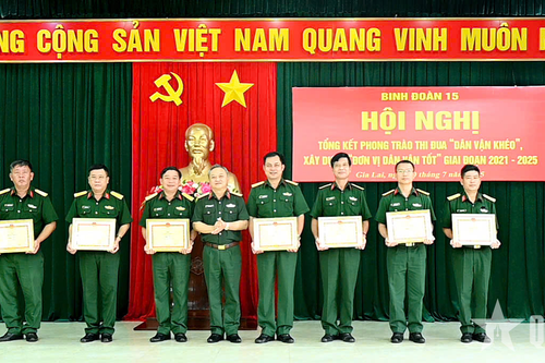 Binh đoàn 15: Hỗ trợ xây mới và sửa chữa 751 căn nhà tặng người lao động và nhân dân