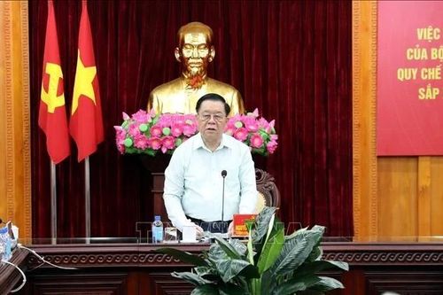 Trưởng Ban Tuyên giáo và Dân vận Trung ương làm việc với tỉnh Lạng Sơn