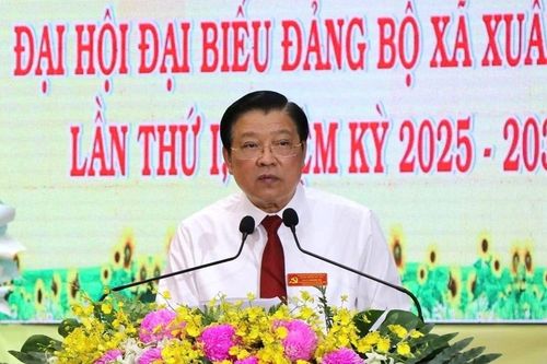 Trưởng ban Nội chính Trung ương dự Đại hội đảng bộ xã đầu tiên tại Đồng Nai sau sáp nhập