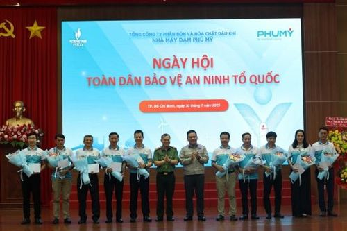 Ngày hội Toàn dân bảo vệ an ninh Tổ quốc tại Nhà máy Đạm Phú Mỹ