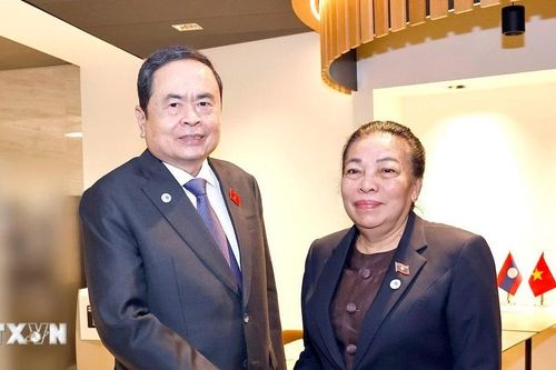 Chủ tịch Quốc hội Trần Thanh Mẫn gặp Phó Chủ tịch Quốc hội Lào