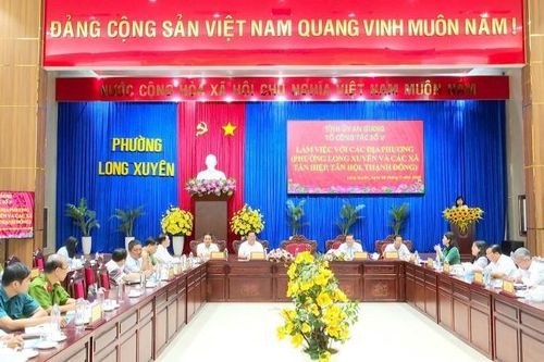 Tập trung chuẩn bị tốt Đại hội Đảng bộ các phường, xã nhiệm kỳ 2025 - 2030
