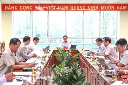 CHÀO MỪNG ĐẠI HỘI ĐẢNG BỘ CÁC CẤP, ĐẠI HỘI ĐẢNG BỘ TỈNH NHIỆM KỲ 2025-2030 VÀ ĐẠI HỘI LẦN THỨ XIV CỦA ĐẢNG Phó Chủ tịch HĐND tỉnh Đồng Nai Trần Văn Mi chủ trì thẩm định văn kiện đại hội Đảng bộ cấp xã
