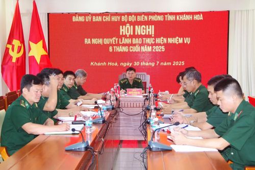 Đảng ủy Ban Chỉ huy Bộ đội Biên phòng tỉnh Khánh Hòa ra nghị quyết lãnh đạo 6 tháng cuối năm 2025