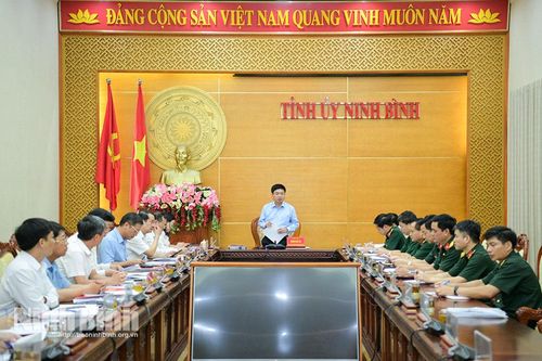 Thường trực Tỉnh ủy duyệt Đại hội Đảng bộ Quân sự tỉnh lần thứ I