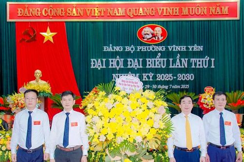 Đại hội đại biểu Đảng bộ phường Vĩnh Yên lần thứ I nhiệm kỳ 2025-2030