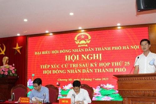 Cử tri Chương Mỹ kiến nghị nhiều vấn đề dân sinh bức xúc