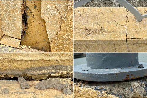 Công trình tiêu thoát lũ hơn 316 tỷ đồng bị nứt sau 4 tháng vận hành