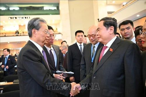 Chủ tịch Quốc hội Trần Thanh Mẫn gặp lãnh đạo Quốc hội các nước: Trung Quốc, Cuba, Lào