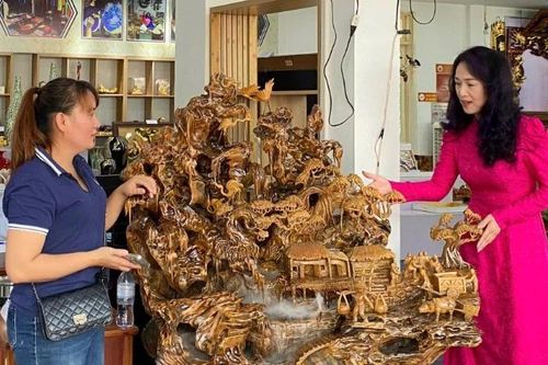 Hà Nội tổ chức triển lãm chuyên đề ngành sơn mài, khảm trai, đồ gỗ điêu khắc