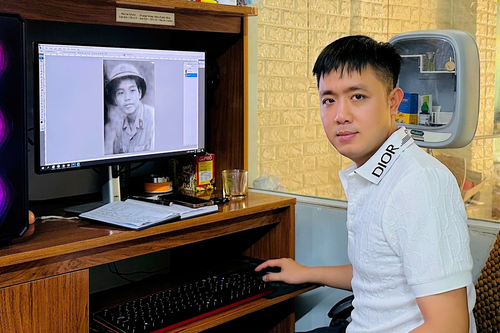 Lê Thế Thắng: Chàng trai 10 năm hồi sinh miễn phí gần 500 bức ảnh liệt sĩ