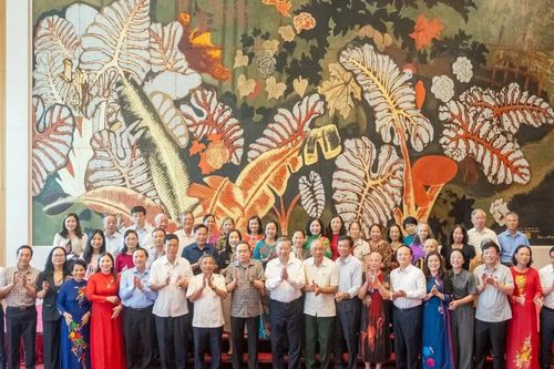 Tổng Bí thư Tô Lâm, Chủ tịch Quốc hội Trần Thanh Mẫn gặp gỡ đại biểu Quốc hội tỉnh Hưng Yên