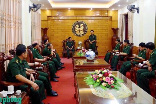 Trung tướng Lê Đức Thái thăm cán bộ, chiến sĩ BĐBP tỉnh Ninh Bình