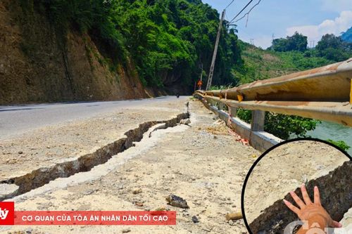 Quốc lộ 3 vừa tu sửa xong đã hư hỏng, tiềm ẩn nguy cơ mất an toàn giao thông