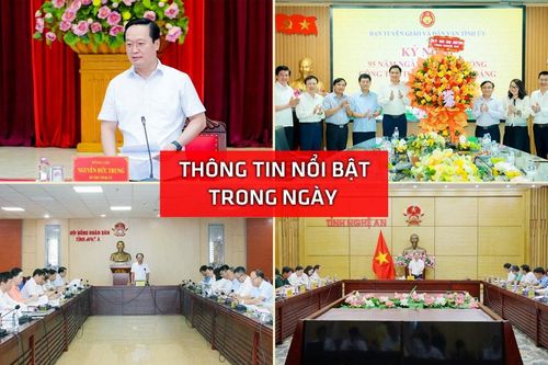 Nghệ An: Thông tin nổi bật ngày 31/7
