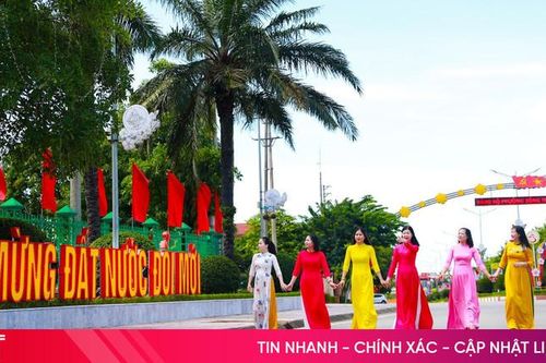 Sông Trí rực rỡ cờ hoa, sẵn sàng cho ngày hội lớn