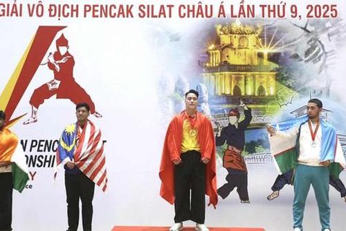 Lê Văn Toàn giành huy chương vàng Pencak Silat châu Á lần thứ 5 trong sự nghiệp