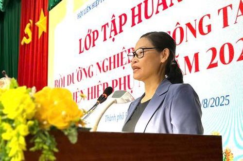 TPHCM: Tập huấn nghiệp vụ cho cán bộ Hội cơ sở sau sáp nhập