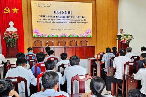 Thanh tra chuyên đề 92 dự án trên địa bàn tỉnh An Giang