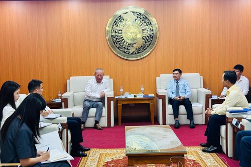 Bí thư Tỉnh ủy Trần Quốc Cường tiếp xã giao đoàn công tác Tập đoàn Xây dựng Thái Bình Dương