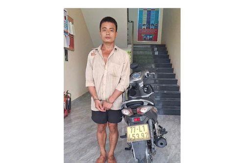 Công an phường Quy Nhơn Đông bắt giữ đối tượng trộm xe máy